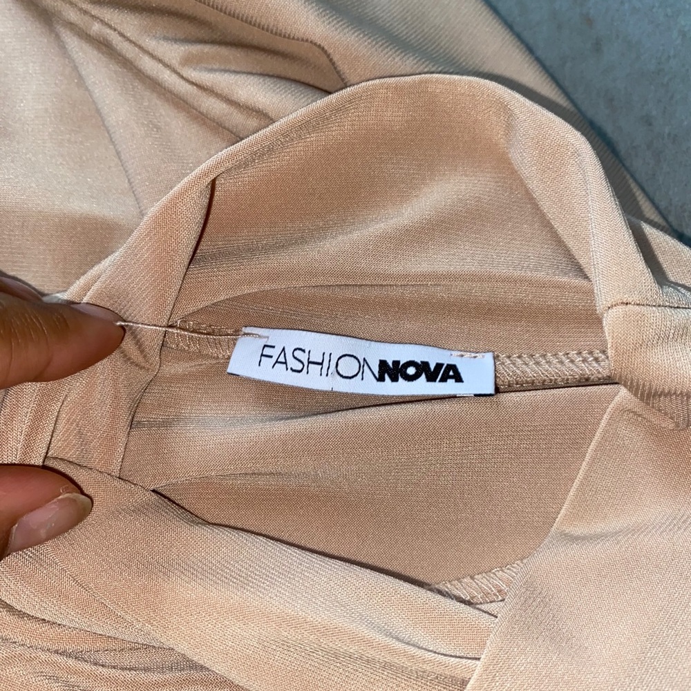 Long Sleeve Turtle Neck Dress from Fashion Nova